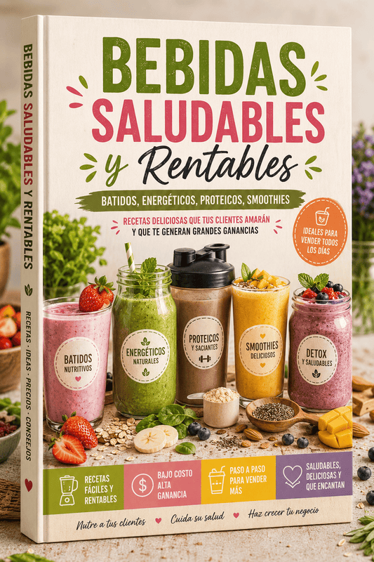 🥤 Alta Demanda: Bebidas Saludables y Rentables
